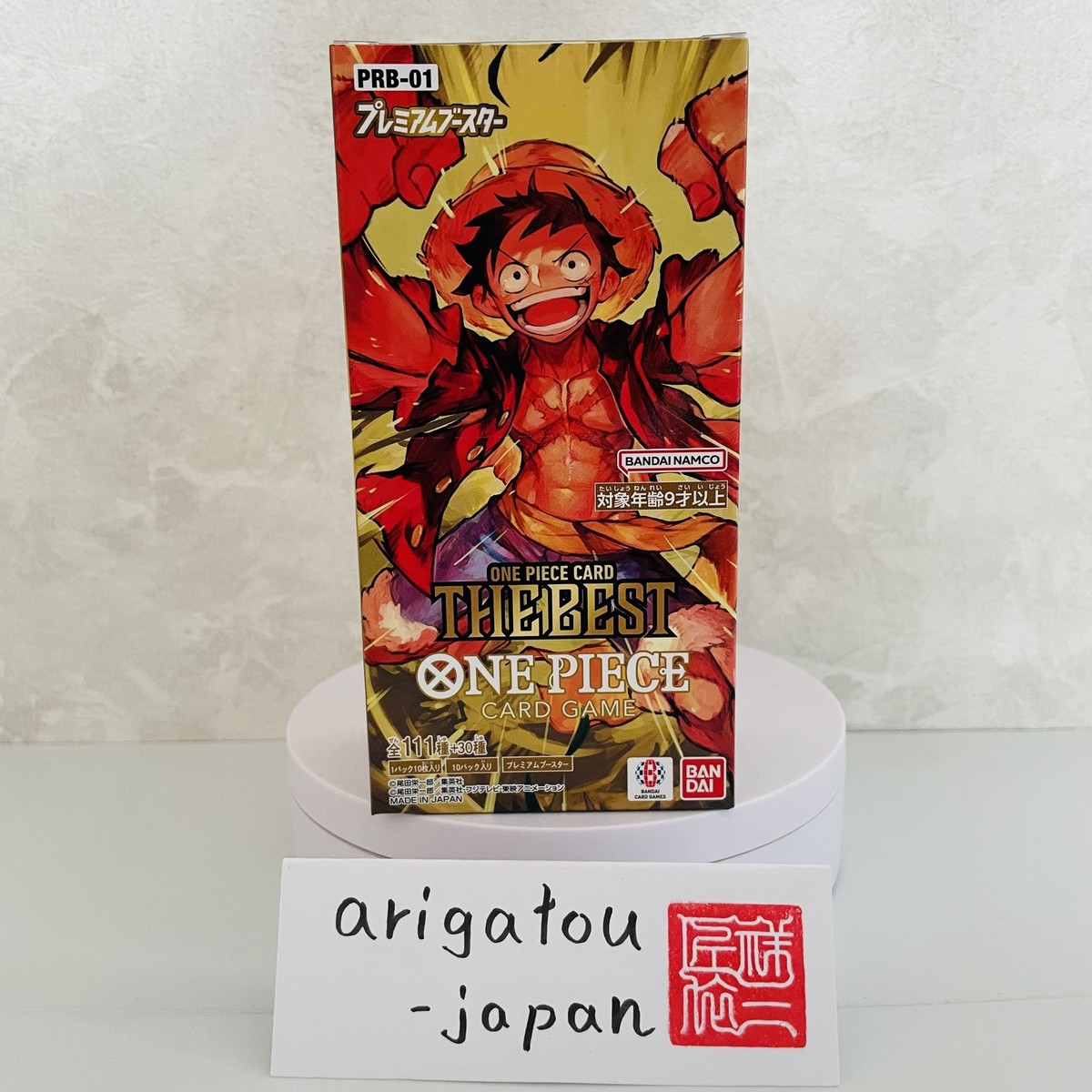 ONE PIECE - ONE PIECE CARD GAME PRB-01 3BOXセット PRB-01 Premium The Best Booster Display Factory Sealed for
