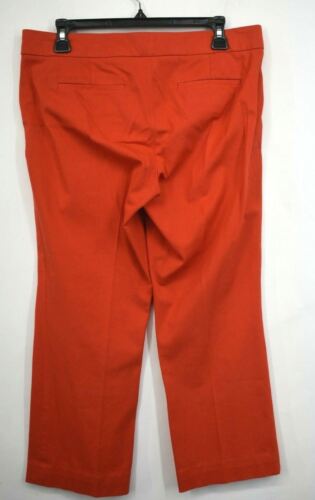 J.Crew Damen vorne flach gerades Bein Stretch Cropped Chino Business Anzughose 6 - Bild 2 von 12