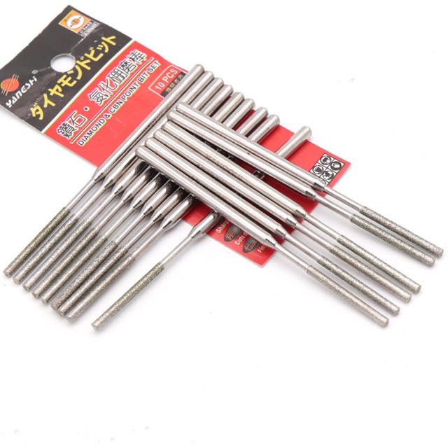 1-10mm Diamond & CBN Burrs Extra Long Cylinder Grinding Bit for Dremel Engraving 1-10mm Diamond & CBN Burrs Extra Long Cylinder Grinding Bit for Dremel Engraving