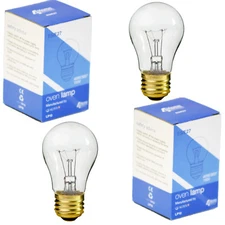 GE Type Appliance Oven Refrigerator Bulbs 40 Watt Medium Base E27 High Temp x2PK