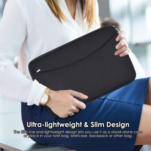 14" Laptop Sleeve Bag & Ultra Thin Case+Keyboard&LCD Cover for MacBook Air 13.6" - Picture 8 of 19