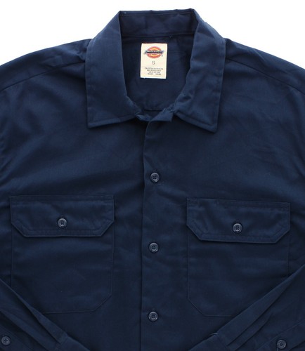 Camisa de trabajo para hombre Dickies, mezcla de algodón manga larga, bolsillos delanteros - Imagen 9 de 13