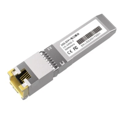 SODIAL Módulo 10G SFP+ 10GbE Módulos SFP de Cobre Puerto Óptico Girar a RJ45 Ethernet9563
