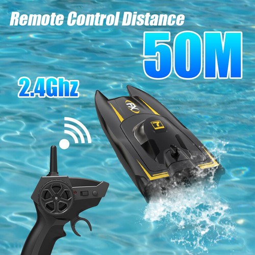 H118 2.4GHz Remote Control Boat Dual Motor High Speed Racing Boat Electric Toy - Picture 7 of 11