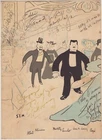 Wayne, John (1907-1979) - Signed page from a menu