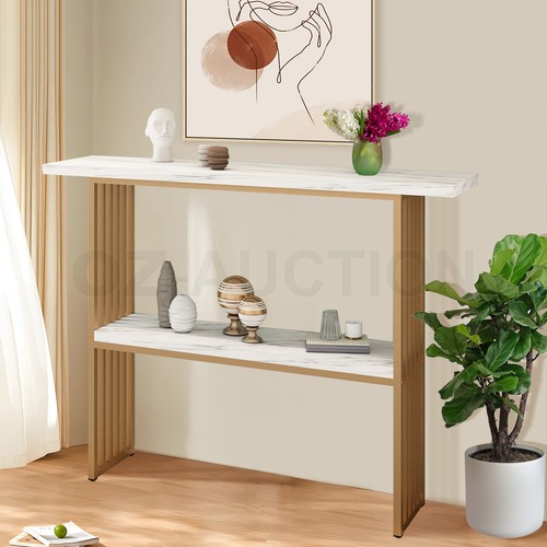 Console Sofa Table Hallway Entrance Entryway Display Stand Plant Shelf GD BK - Picture 127 of 133