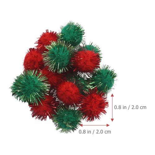 1000 piezas pompones brillantes decoración bola para manualidades bolas brillantes - Imagen 3 de 12