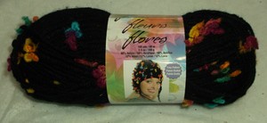 FLOWERS Premier YARN new FRUIT PUNCH navy 1692 bulky 2 partial skeins 6.5 ounces