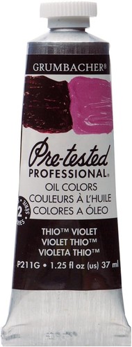 Grumbacher vorgetestete Ölfarbe Thio Violett 37ml 1,25oz (P211G)