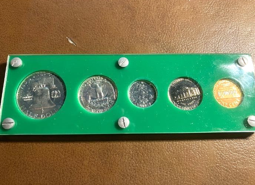 elf Proof Set 5 piece 1959 only 1,149,291 sets issued - Picture 2 of 11