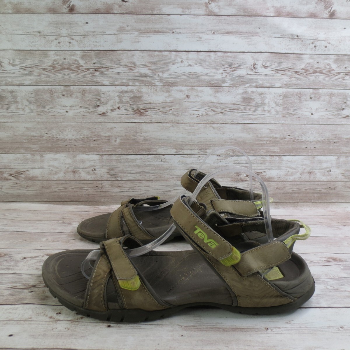 Teva Sandal Womens 11 Brown Green Numa Sport Strap Sandal