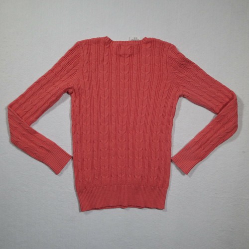 St Johns Bay Cable Knit Sweater Womens Crew Neck Long Sleeve Pullover - Picture 6 of 34