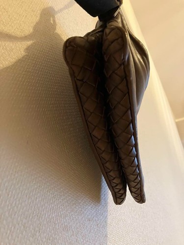 Borsa a tracolla Bottega Veneta borsa a tracolla pelle marrone Made in Italy autentica - Foto 8 di 12