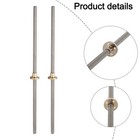 Engineering Solution 2pcs of Stainless Steel Threaded Spindles at 300mm Length