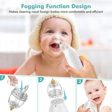 Baby Nasal Aspirator Electric Safe Hygienic Nose Cleaner Silicon
