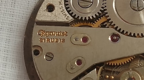 LOT OF TWO MACHINE MOVEMETS WRIST WATCH SELLITA 1130/GIGANDET CAL 1130 FOR PARTS - Picture 12 of 12