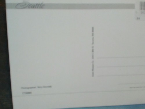 BEAUTIFUL AERIAL VIEW POST-CARD SPACE NEEDLE SEATTLE WASHINGTON. - Picture 5 of 12