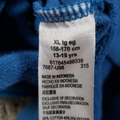 NIKE SB Sweatshirt Youth XL Blue Skateboarding Crewneck Fleece Raglan Boys - Picture 16 of 16
