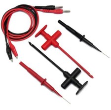 AideTek Test Clip Insulation Piercing Needle Tipped tip Meter probes TP50SETplus