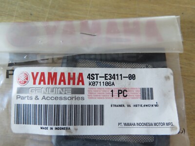 OEM Yamaha Oil Pump Strainer 4ST-E3411-00-00 2017-19 TR110E NOS  (12A4-3)