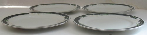 4 Vintage/New Sango Black Fantasy Majesty Collection 7 3/8" Salad Dessert Plates - Picture 6 of 7