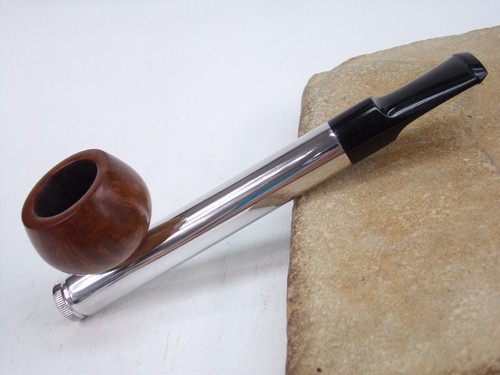 PERFECT 40'S TO 60'S ROUND TUBE ALUMINUM RADIATOR, BRIAR BOWL ESTATE PIPE