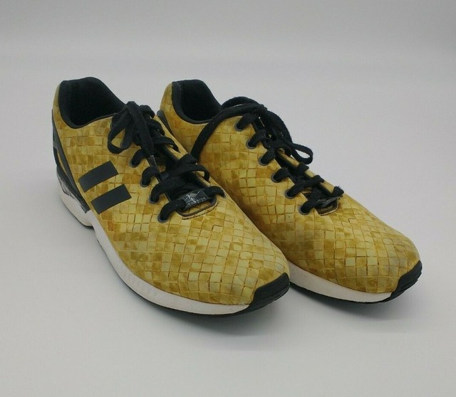 adidas zx flux yellow and black