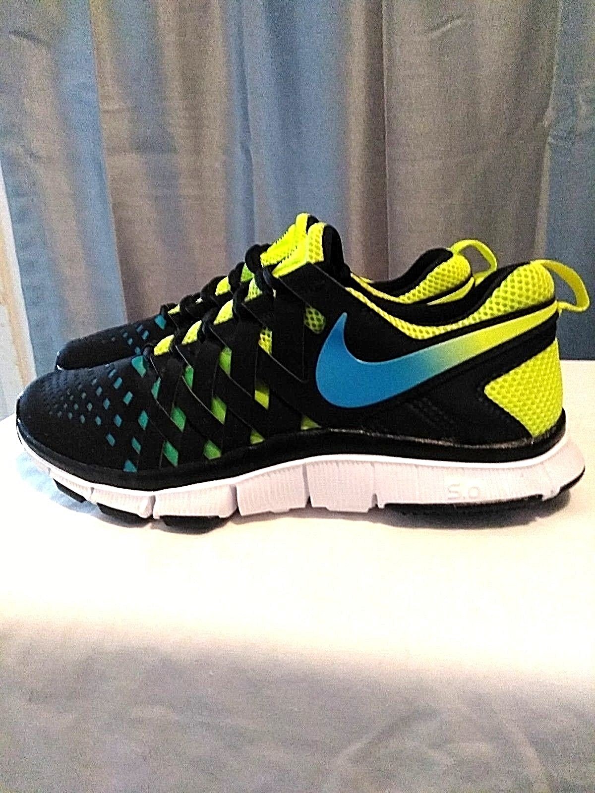 Nike Free Men's Trainer 5.0 NRG Training Shoes(579813-704)Volt/Blue/Black-Sz 8.5 Nike Free Men's Trainer 5.0 NRG Training Shoes(579813-704)Volt/Blue/Black-Sz 8.5