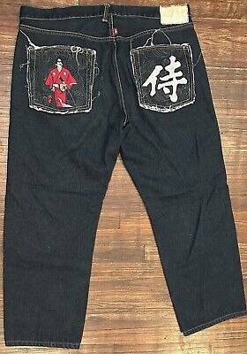 Vintage Y2K RMC red monkey Stitched samurai Distressed Baggy Vintage Y2K RMC red monkey Stitched samurai Distressed Baggy