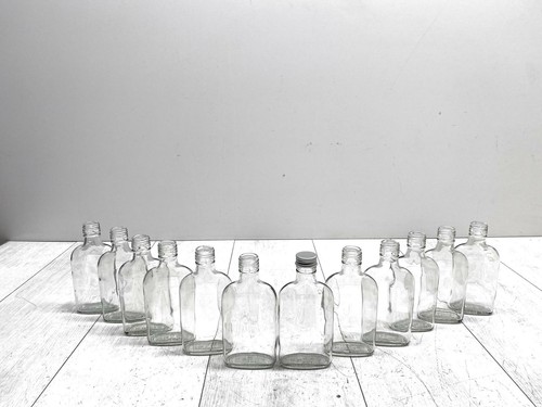Zestaw szklanych butelek na alkohol 200ml 12 sztuk TOWAR B - Zdjęcie 3 z 7