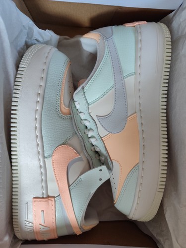 Nike Air Force 1 Shadow Trainers Sail Barely Green UK 5 | Brand New - 第 2/8 張圖片