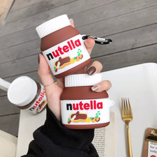 Nutella Airpod case for Airpod 1/2/3/4 and Airpod pro/pro2, Food case