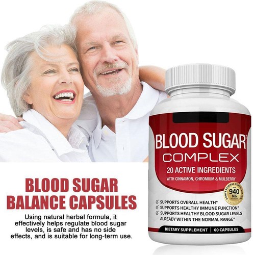 BLOOD SUGAR BLEND SUPPORT AlphaLipoic Acid & Cinnamon 20 Herbs-Complex 60PCS - Picture 5 of 8