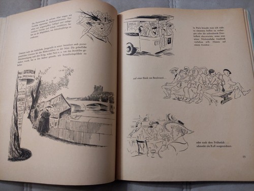 Herluf Bidstrup Pictures Caricature Cartoons Germany book 1950s Reportagen ... - Picture 9 of 16