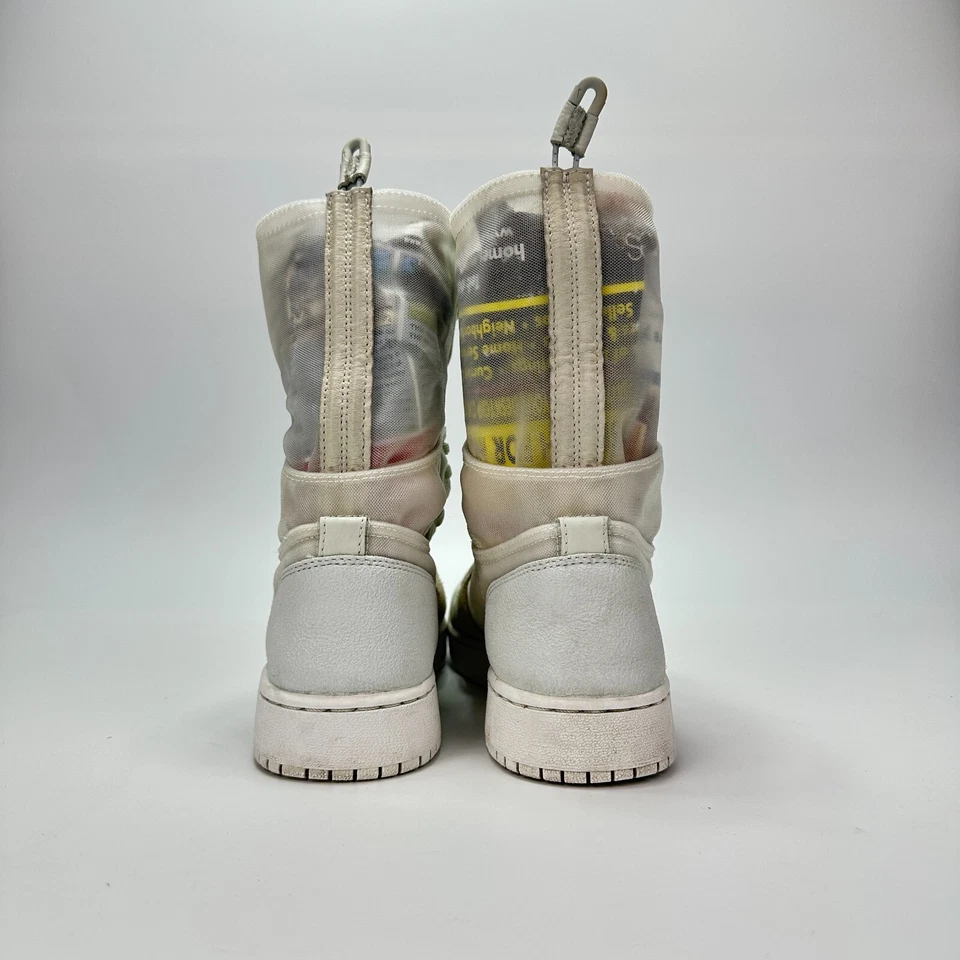 Nike Air Jordan 1 Explorer XX White Lace Up Shoes A01529-100 Women's Size 7 - Image 4 of 4