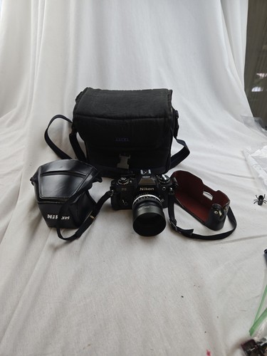 Nikon FG 35mm Film SLR Camera w/ Nikkor 50mm f/2.0 Lens (BLACK)