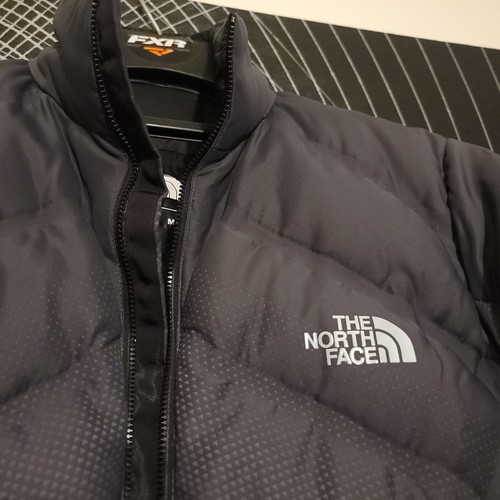 The North Face Fuseform Dot Matrix Down Jacket Grey Sz M $315 - Picture 6 of 17