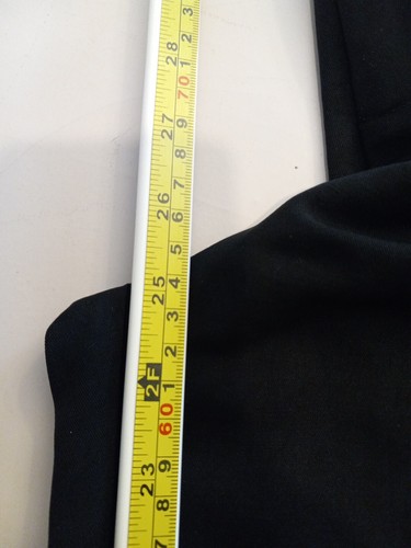 Zara Womens Black High Rise Wide Waist Band Straightleg Trousers Size Small - Picture 15 of 17