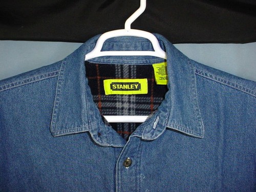 Stanley Tools Blanket Lined Men's Denim Chore Shirt Size Men's XXL - Picture 5 of 17