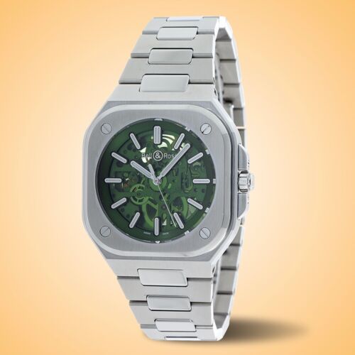 Reloj Bell & Ross BR 05 Esqueleto Esfera Verde Automático Hombre Acero Inoxidable BR05 - Imagen 2 de 11