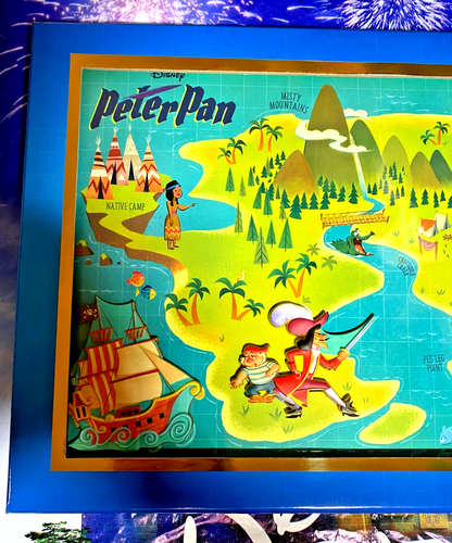 🎨Peter Pan Disney Pin Map MOG D23 Expo 2024 Neverland WDI Box Set LE 400 NEW - Picture 7 of 8
