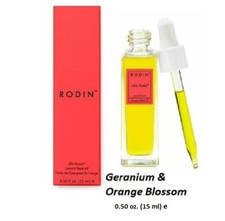 Rodin Olio Lusso Geranium  Orange Blossom Luxury Face Oil SEALED 0.50 oz /15 ml