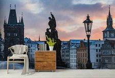 3D Prague Old Town Wallpaper Wall Mural Removable Self-adhesive Sticker 948