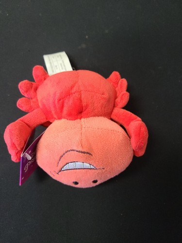 Disney Princess Little Mermaid Small Sebastian Crab Plush Pal Cute Plush NWT  - Picture 6 of 7