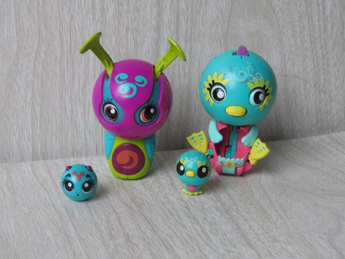 Lot 7 Zoobles Mama & Baby Zoobling Bunny Koala Snail Bird Dolphin 2: No Babies - Picture 12 of 20