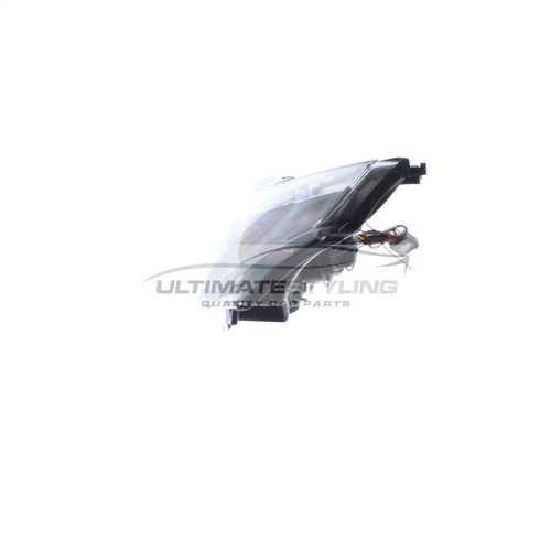 Phares Citroen C4 jumeaux yeux d'ange noir halo et projecteur DRL aspect xénon - Photo 5 sur 12