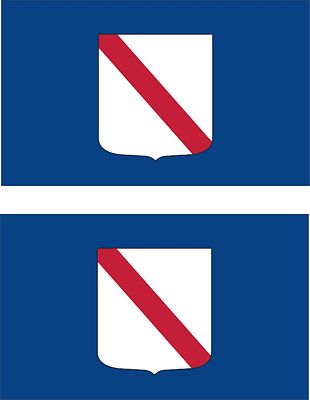 Ligurien Flagge Aufkleber Autoaufkleber Sticker Fahne Italien