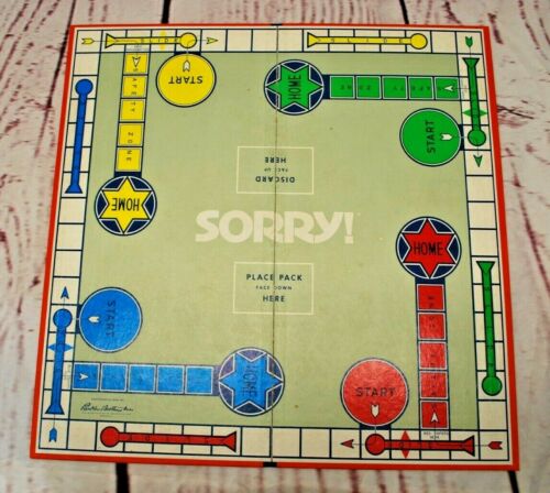 1972 Sorry Game Board - Picture 1 of 3