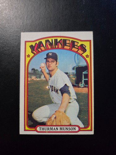 THURMAN MUNSON 1972 TOPPS BASEBALL CARD #441 NEW YORK YANKEES