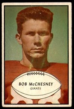 1953 Bowman #67 Bob McChesney Very Good SP NY Giants                ID:222066